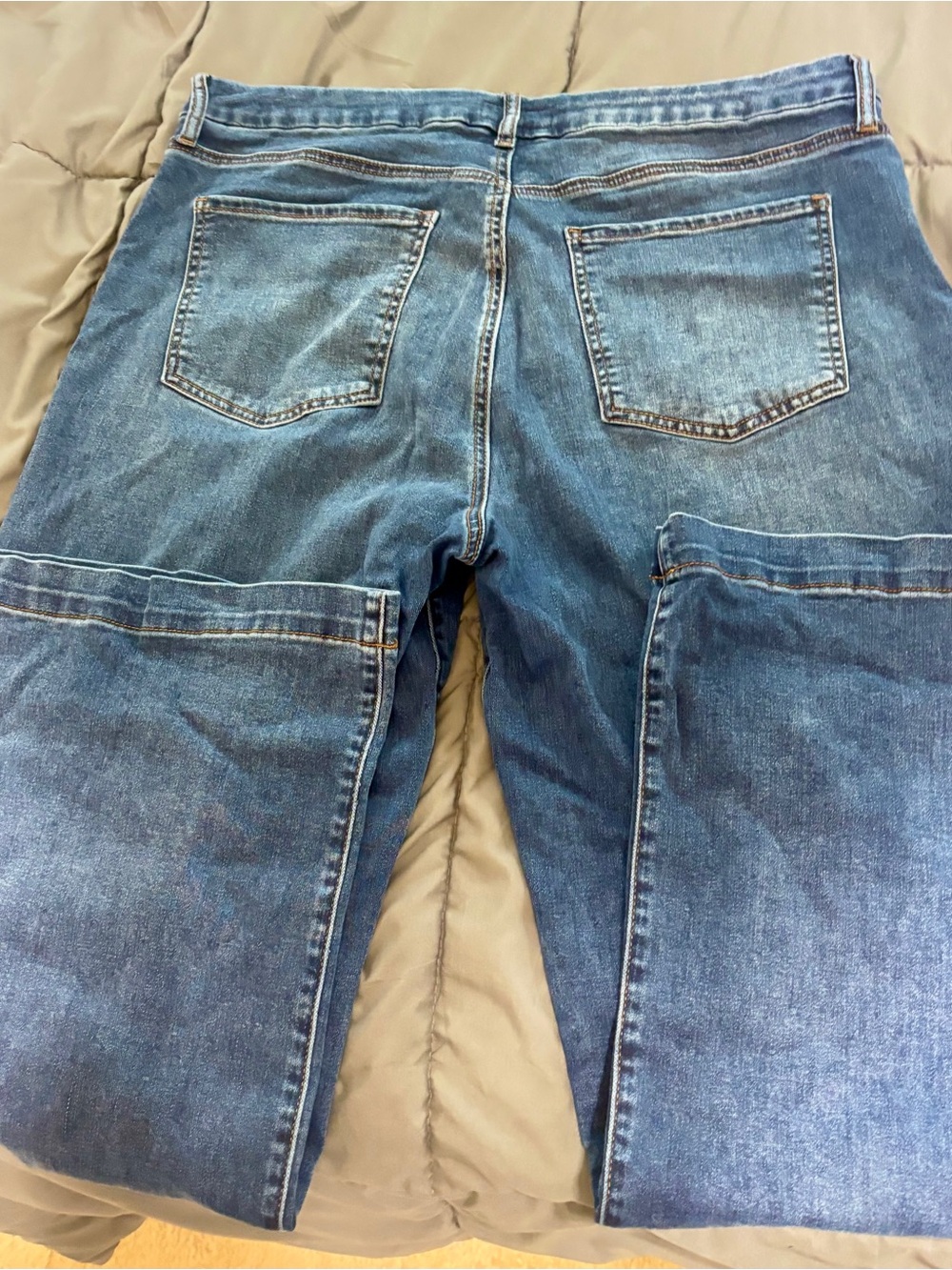 Kut from the Kloth Women's Blue Wide Leg Jeans - Picture 6 of 7